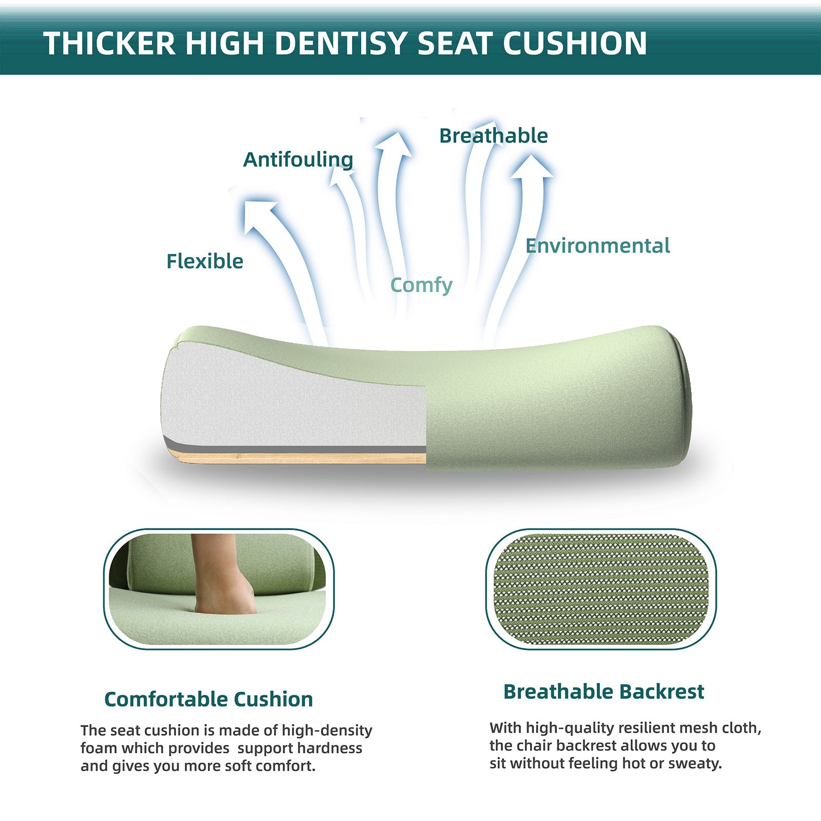 Retractable Footrest Ergonomic Swivel Office Chair with Lumbar Support Pillow and Padded Armrests