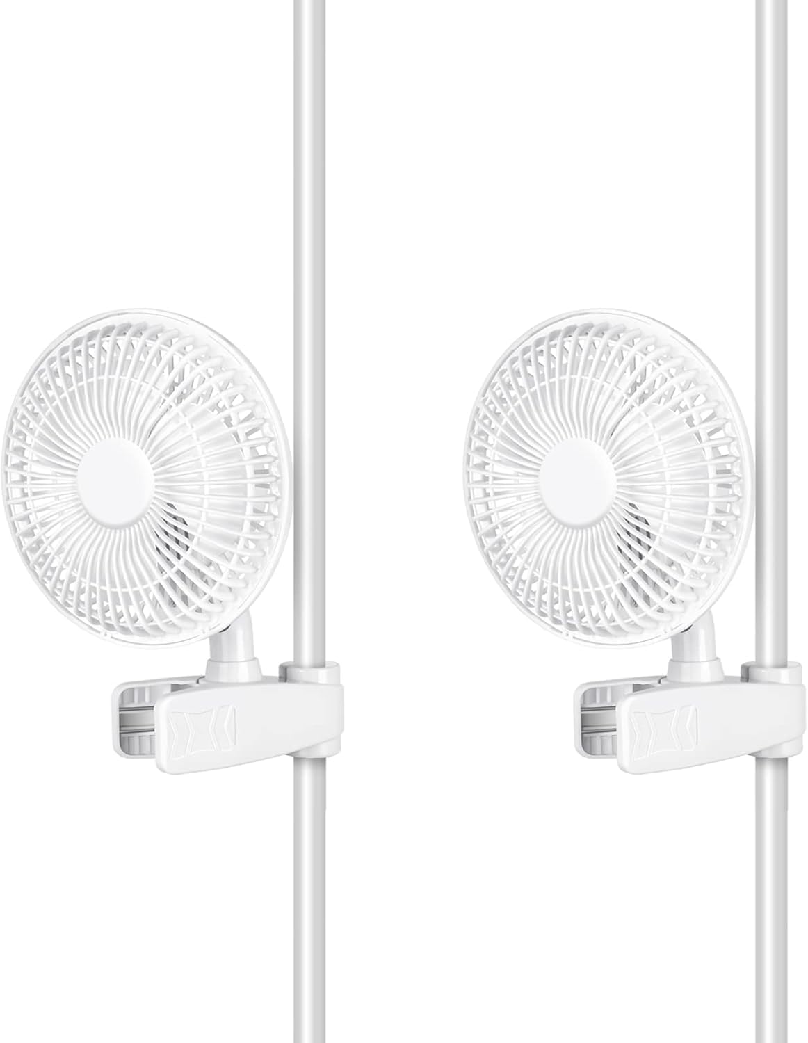 Clip Fan, 6 Inch Grow Tent Fan, Adjustable 90° Angles, 15W, 2-Speeds Control