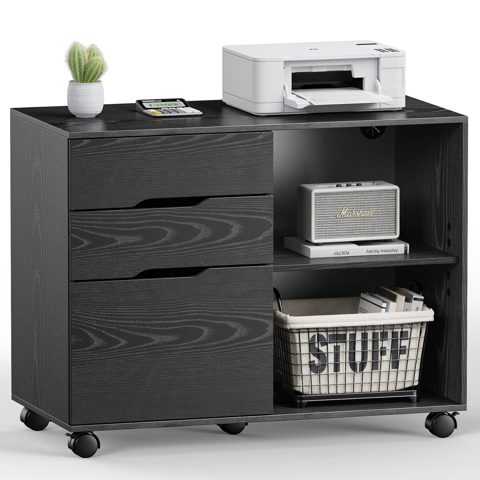 Black cabinet