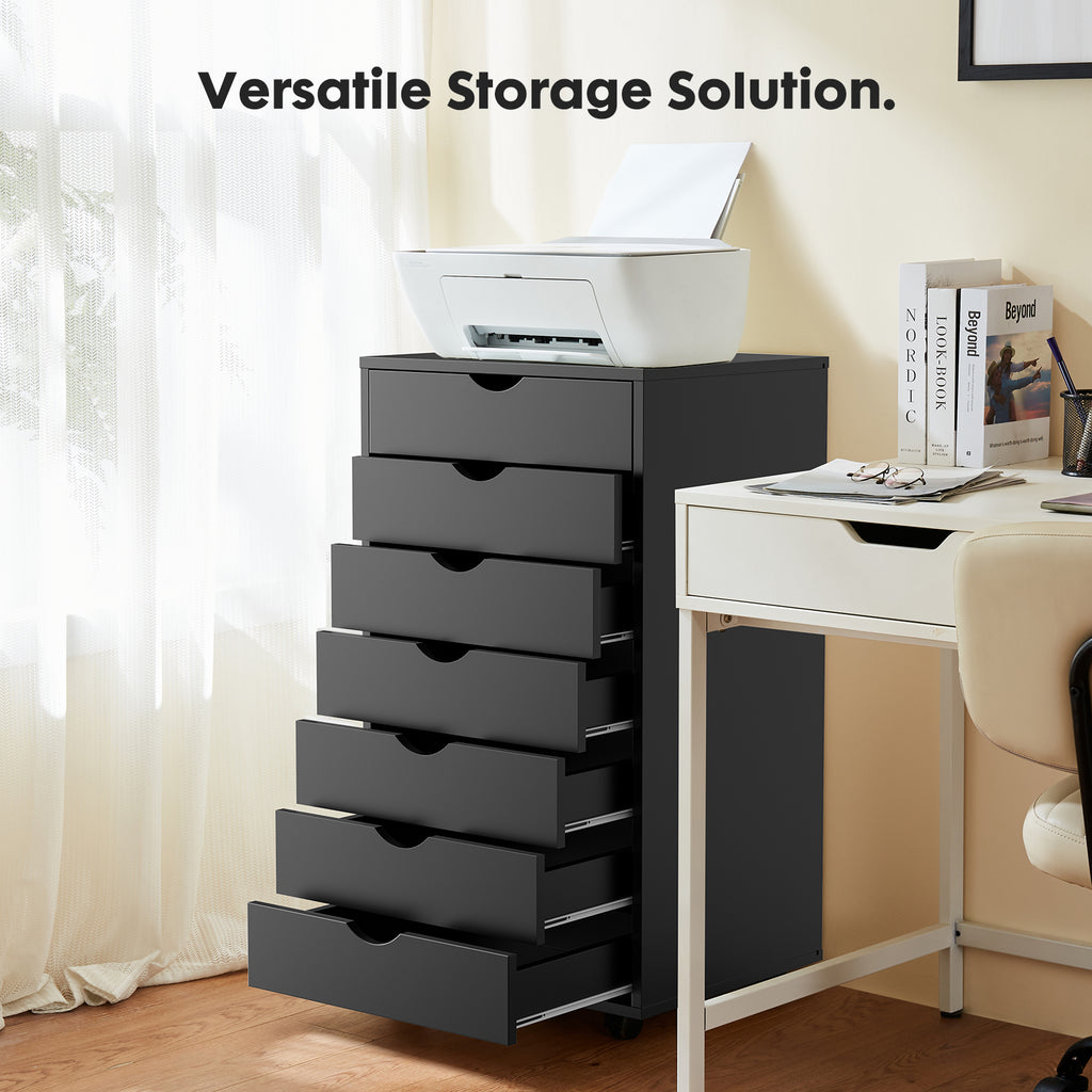 Storage Cabinet Dressers with Wheels Mobile Organizer Drawers for Office, Bedroom, Home