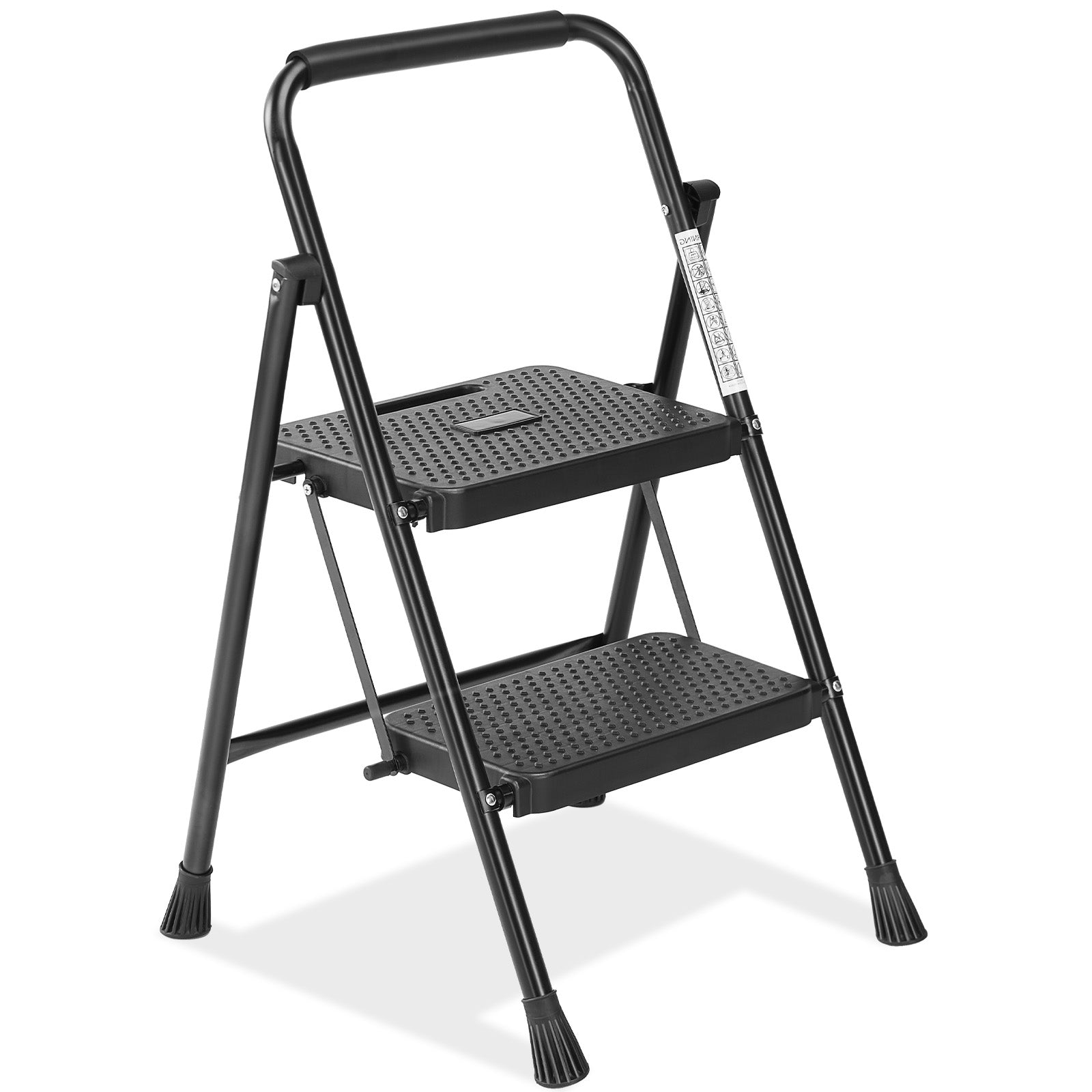 Household portable 2/3-layer step ladder, with safety buckle stable and safe