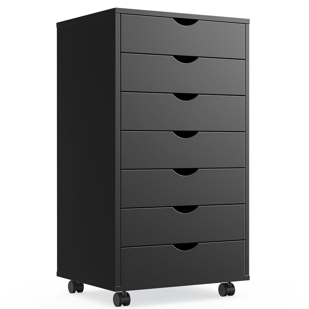Storage Cabinet Dressers with Wheels Mobile Organizer Drawers for Office, Bedroom, Home