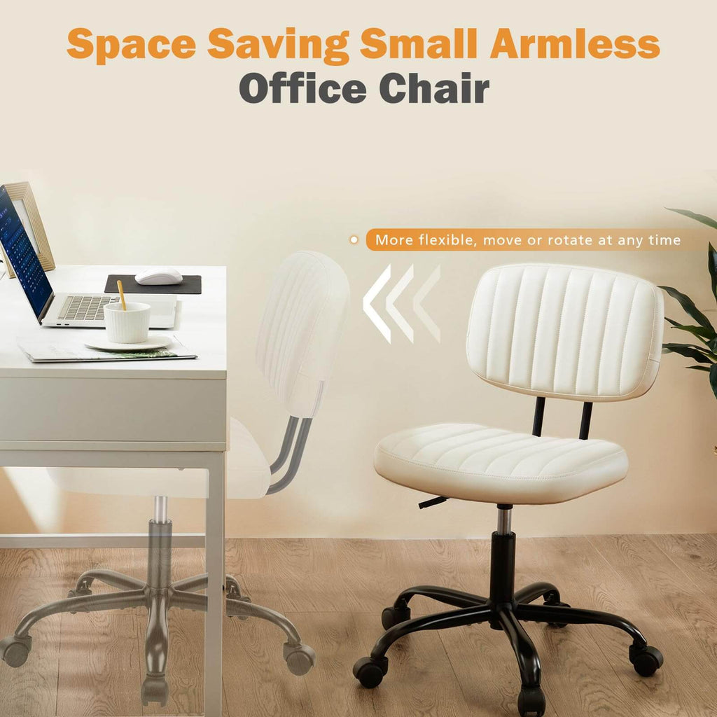 Adjustable Height 360° Rolling Swivel Computer Task Chair without Arm