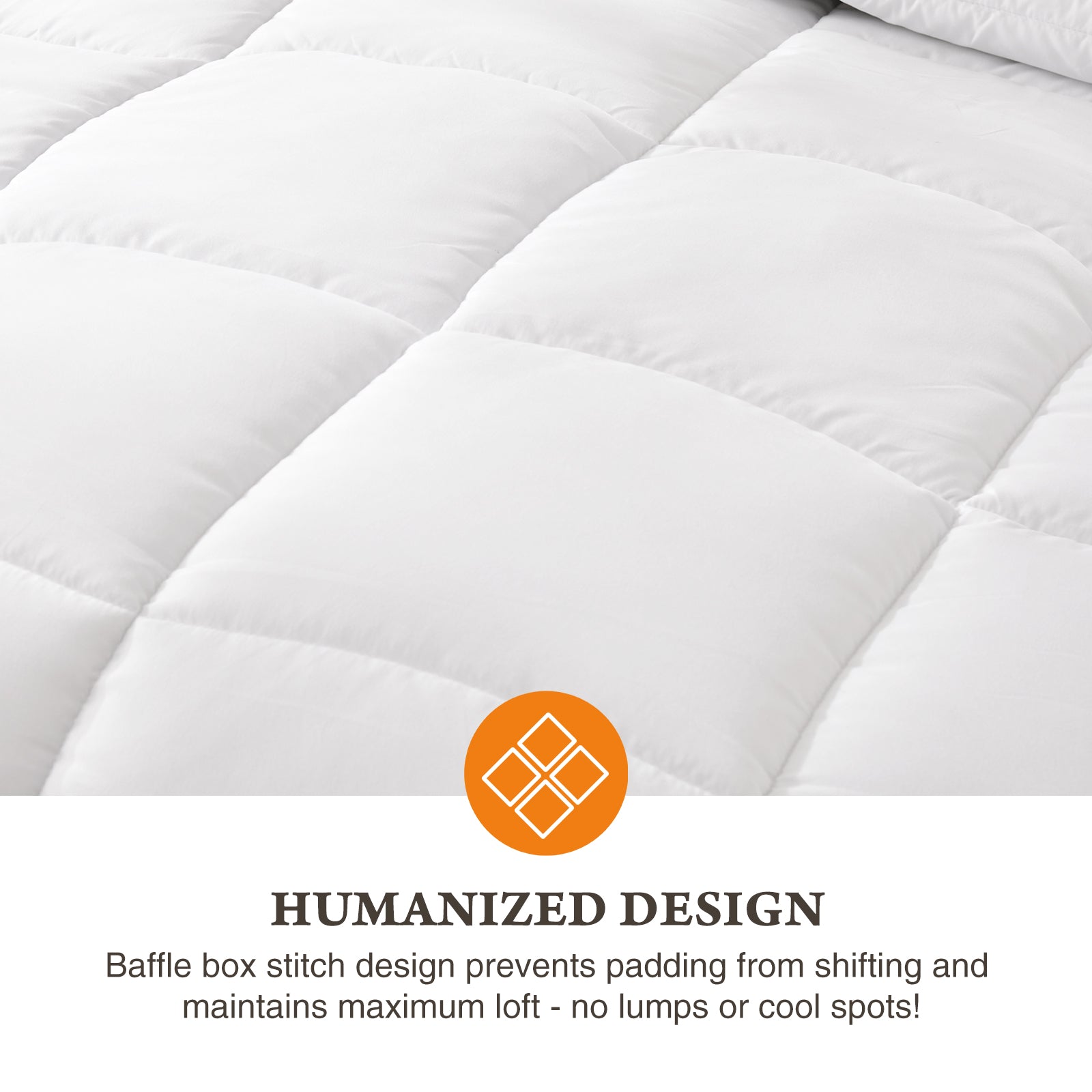 Four Season Universal Down Comforter- Soft and Fluffy Bedding, Lightweight and Luxurious Down Comforter