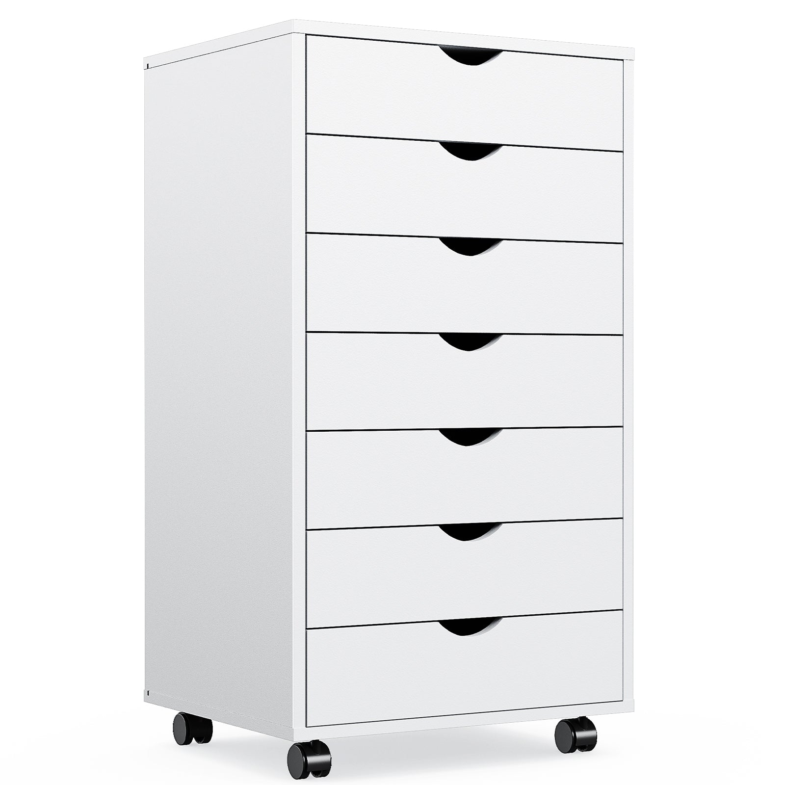 Storage Cabinet Dressers with Wheels Mobile Organizer Drawers for Office, Bedroom, Home