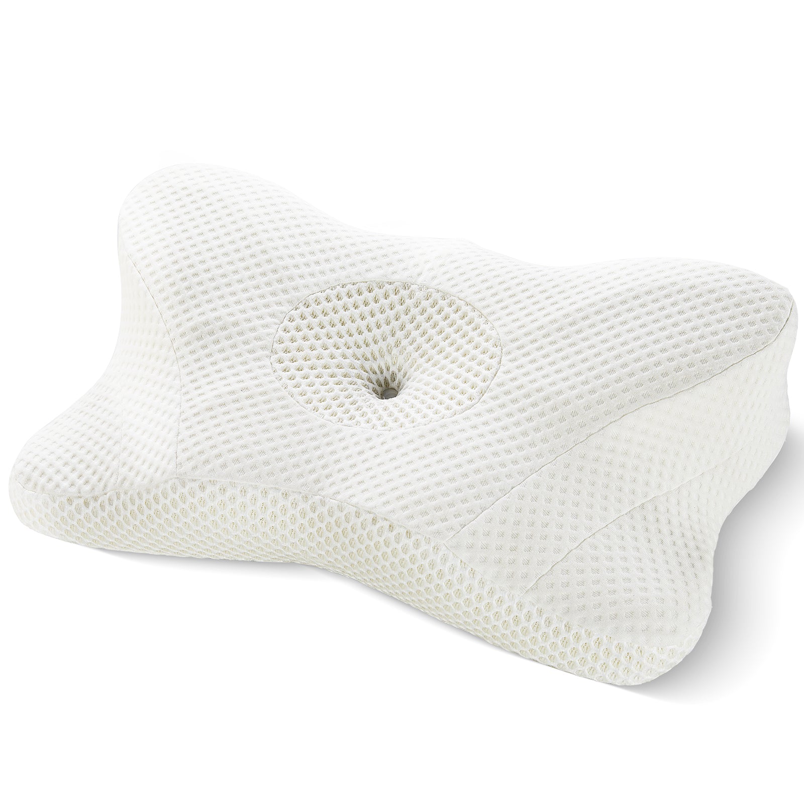 White Shaped Pillow